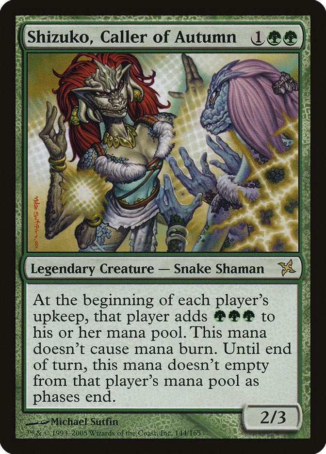 Magic | Shizuko, Caller of Autumn [Betrayers of Kamigawa] | The Nerd Merchant