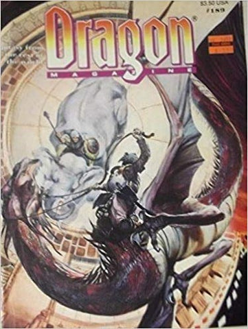 Gaming Magazine | Dragon Magazine #189 | The Nerd Merchant