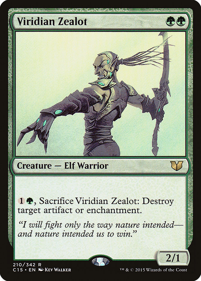 Magic | Viridian Zealot [Commander 2015] | The Nerd Merchant