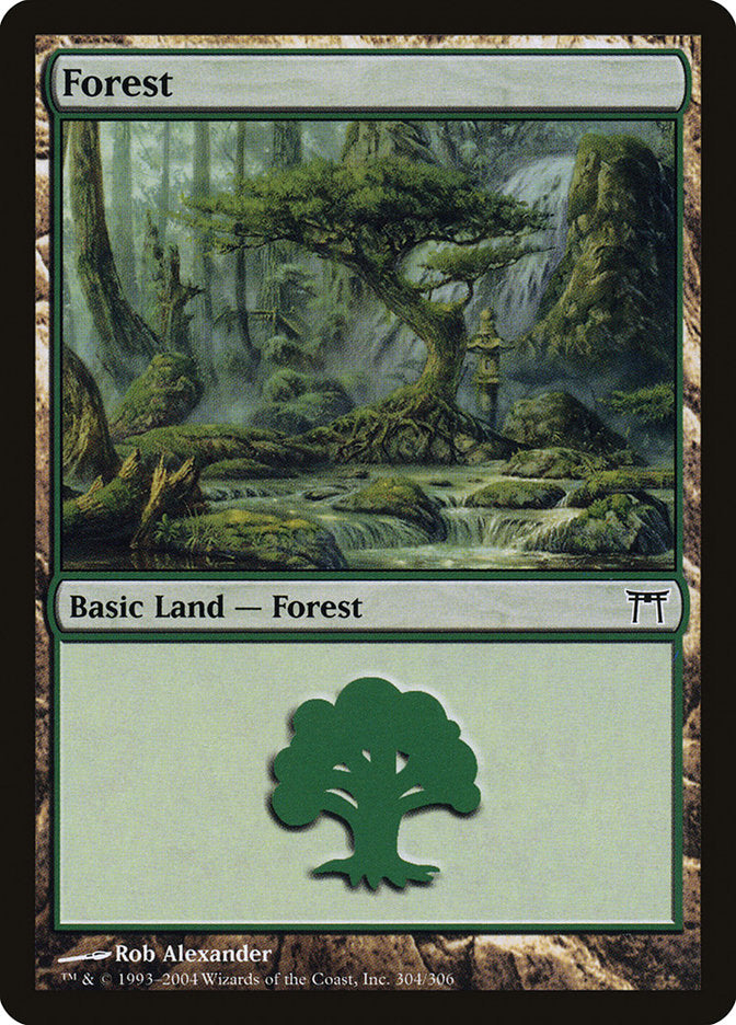 Magic | Forest (304) [Champions of Kamigawa] | The Nerd Merchant