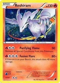 Pokemon | Reshiram (17/116) (Cosmos Holo) [Black & White: Plasma Freeze] | The Nerd Merchant