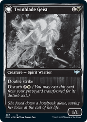 Magic | Twinblade Geist // Twinblade Invocation [Innistrad: Double Feature] | The Nerd Merchant