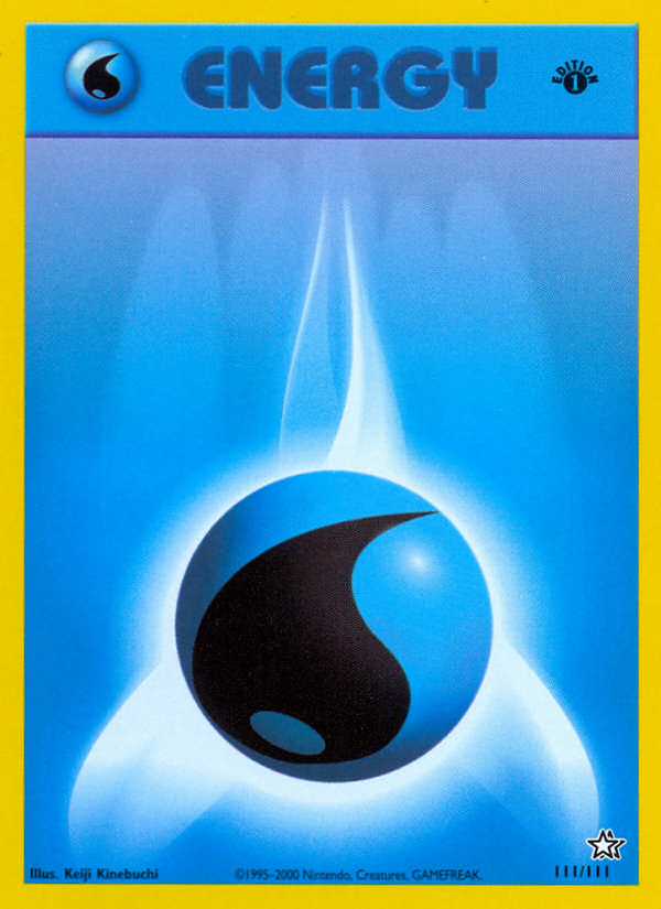 Pokemon | Water Energy (111/111) [Neo Genesis 1st Edition] | The Nerd Merchant