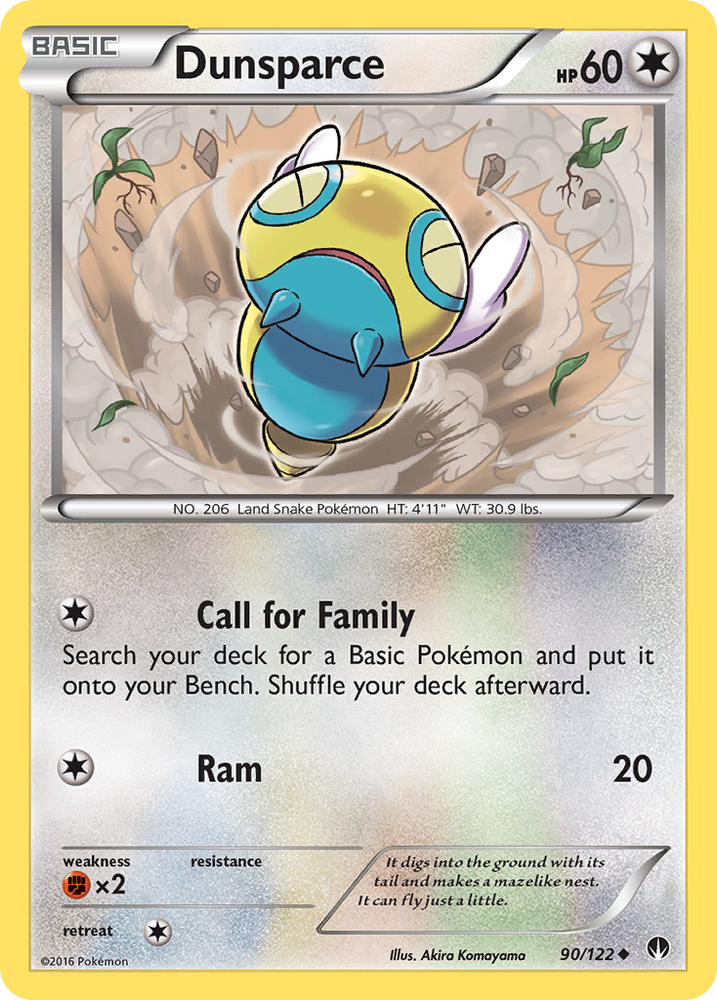 Pokemon | Dunsparce (90/122) [XY: BREAKpoint] | The Nerd Merchant