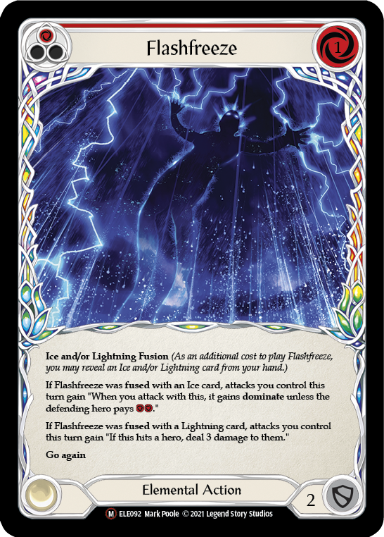 Flesh and Blood TCG | Flashfreeze [U-ELE092] (Tales of Aria Unlimited)  Unlimited Rainbow Foil | The Nerd Merchant