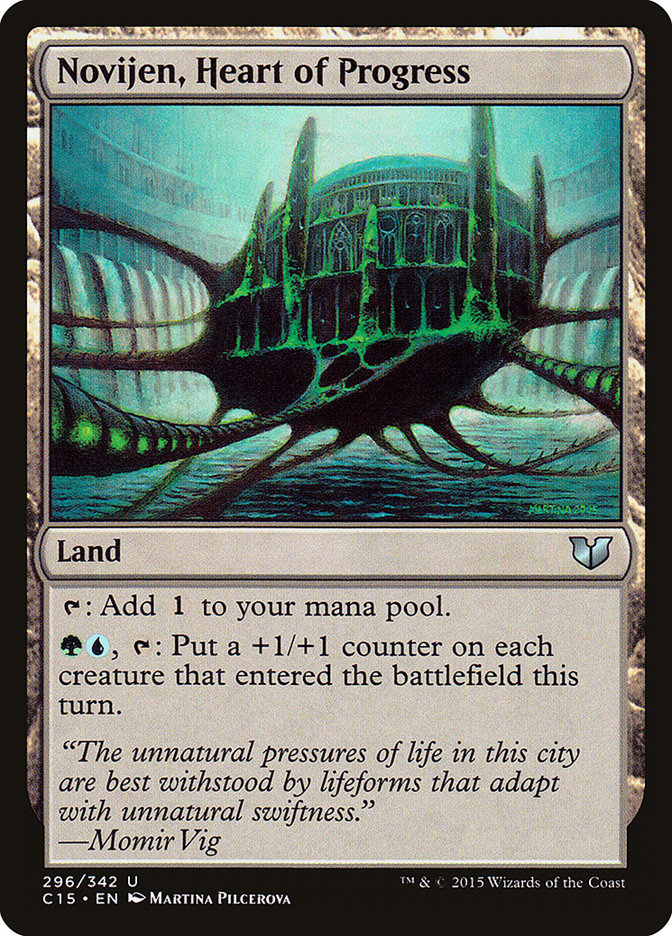 Magic | Novijen, Heart of Progress [Commander 2015] | The Nerd Merchant