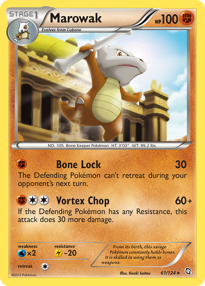 Pokemon | Marowak (61/124) [Black & White: Dragons Exalted] | The Nerd Merchant