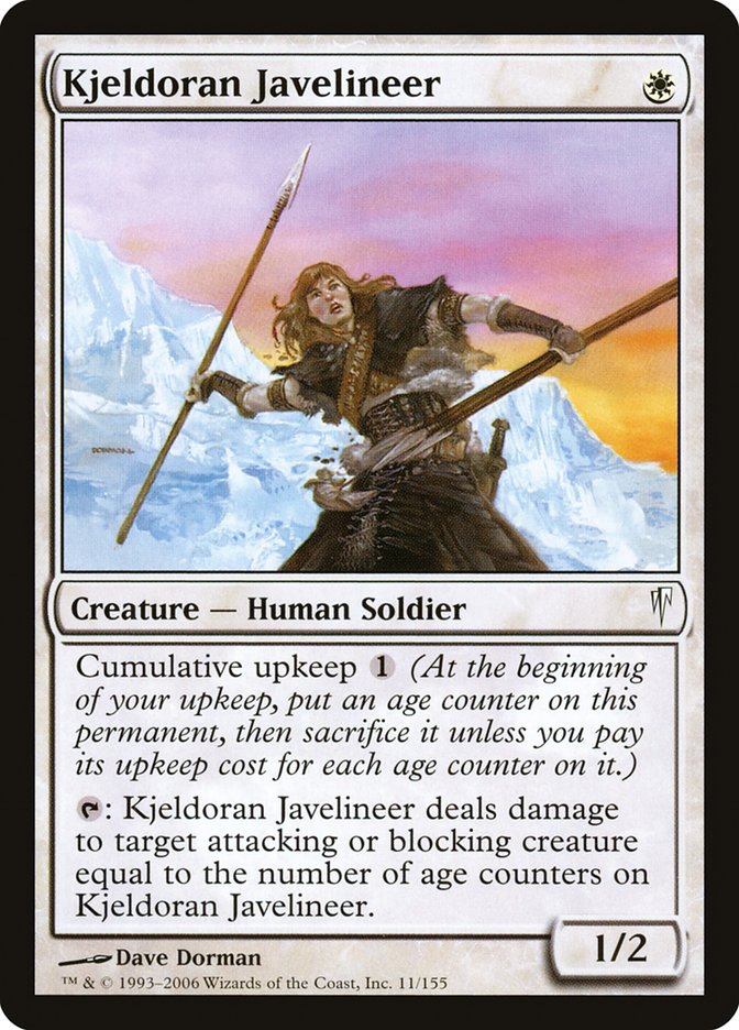 Magic | Kjeldoran Javelineer [Coldsnap] | The Nerd Merchant