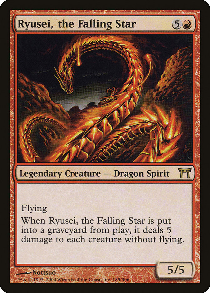 Magic | Ryusei, the Falling Star [Champions of Kamigawa] | The Nerd Merchant