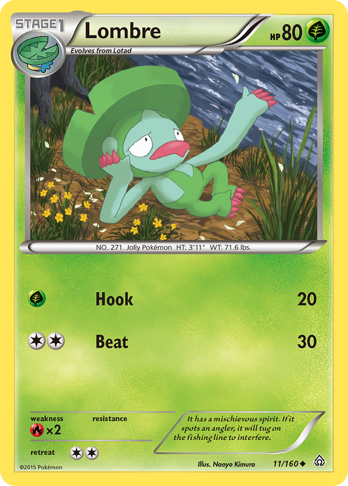 Pokemon | Lombre (11/160) [XY: Primal Clash] | The Nerd Merchant