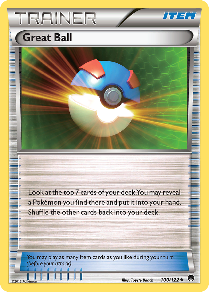 Pokemon | Great Ball (100/122) [XY: BREAKpoint] | The Nerd Merchant