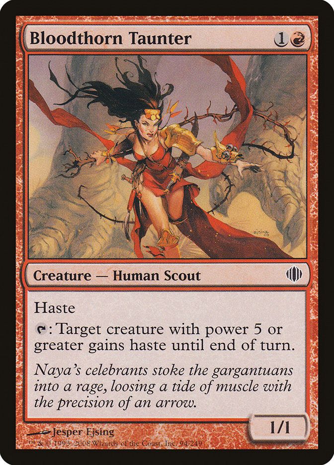 Magic | Bloodthorn Taunter [Shards of Alara] | The Nerd Merchant