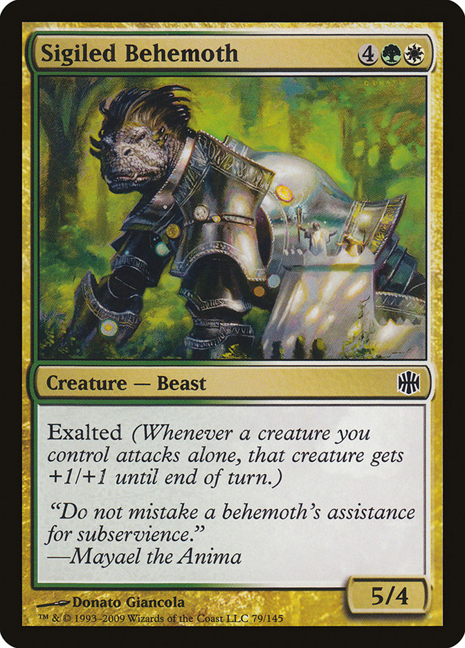 Magic | Sigiled Behemoth [Alara Reborn] | The Nerd Merchant