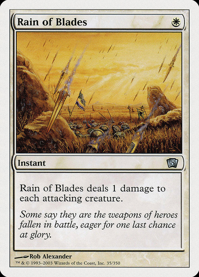 Magic | Rain of Blades [Eighth Edition] | The Nerd Merchant