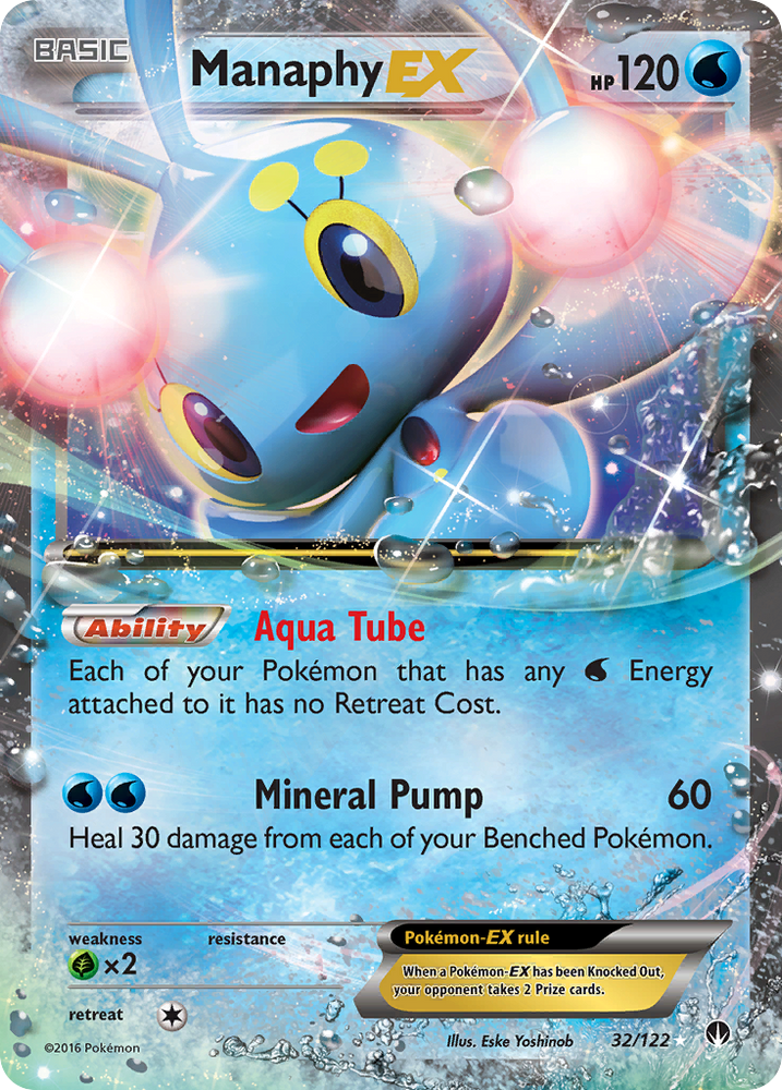 Pokemon | Manaphy EX (32/122) [XY: BREAKpoint] | The Nerd Merchant