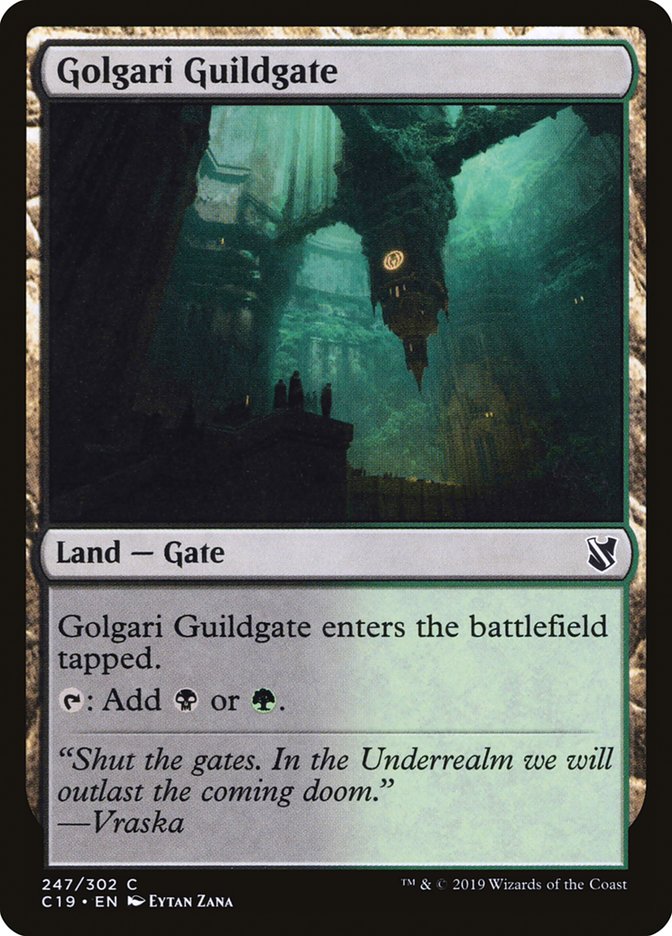 Magic | Golgari Guildgate [Commander 2019] | The Nerd Merchant