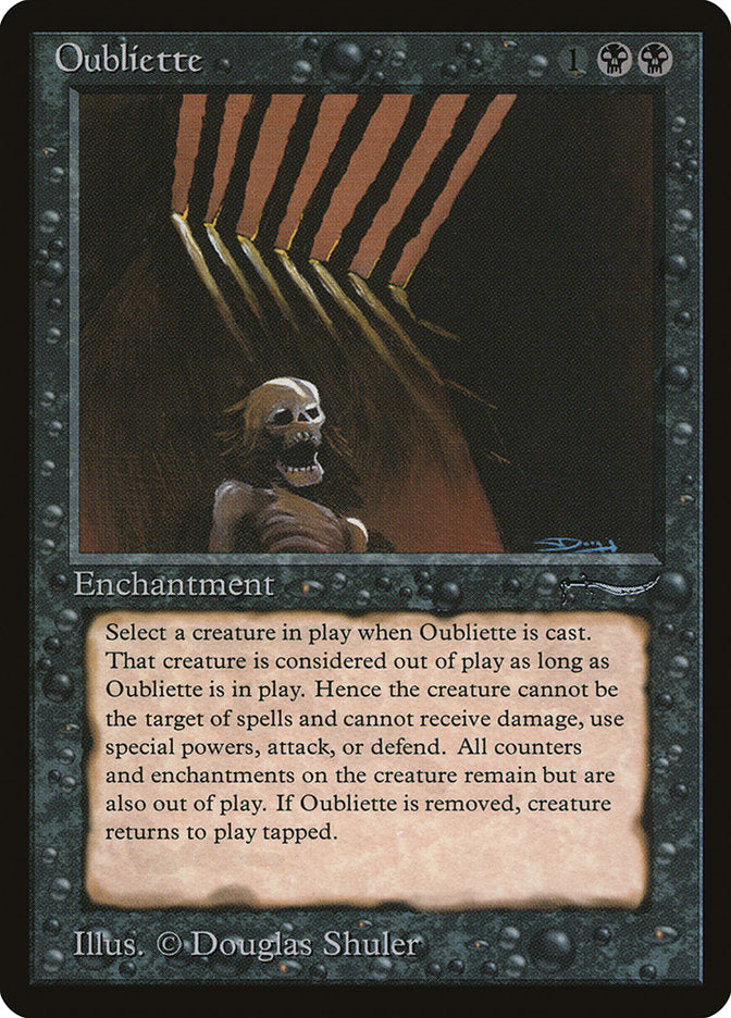 Magic | Oubliette (Dark Mana Cost) [Arabian Nights] | The Nerd Merchant