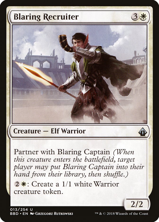 Magic | Blaring Recruiter [Battlebond] | The Nerd Merchant