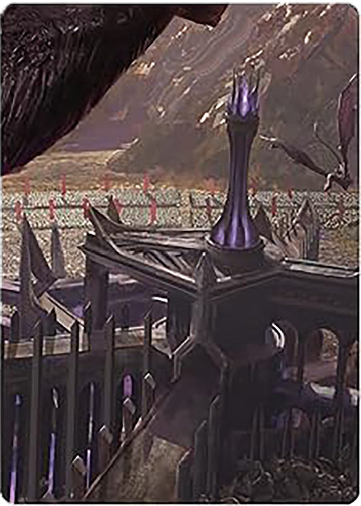 Magic | Minas Morgul, Dark Fortress Art Card [The Lord of the Rings: Tales of Middle-earth Art Series] | The Nerd Merchant