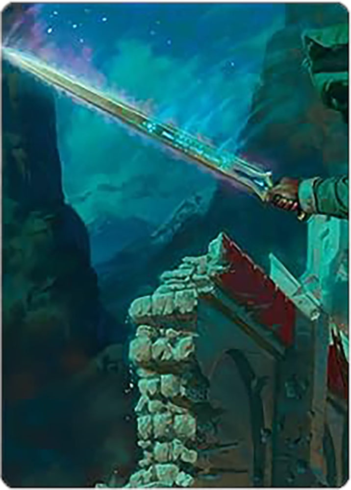 Magic | Anduril, Narsil Reforged Art Card [The Lord of the Rings: Tales of Middle-earth Art Series] | The Nerd Merchant