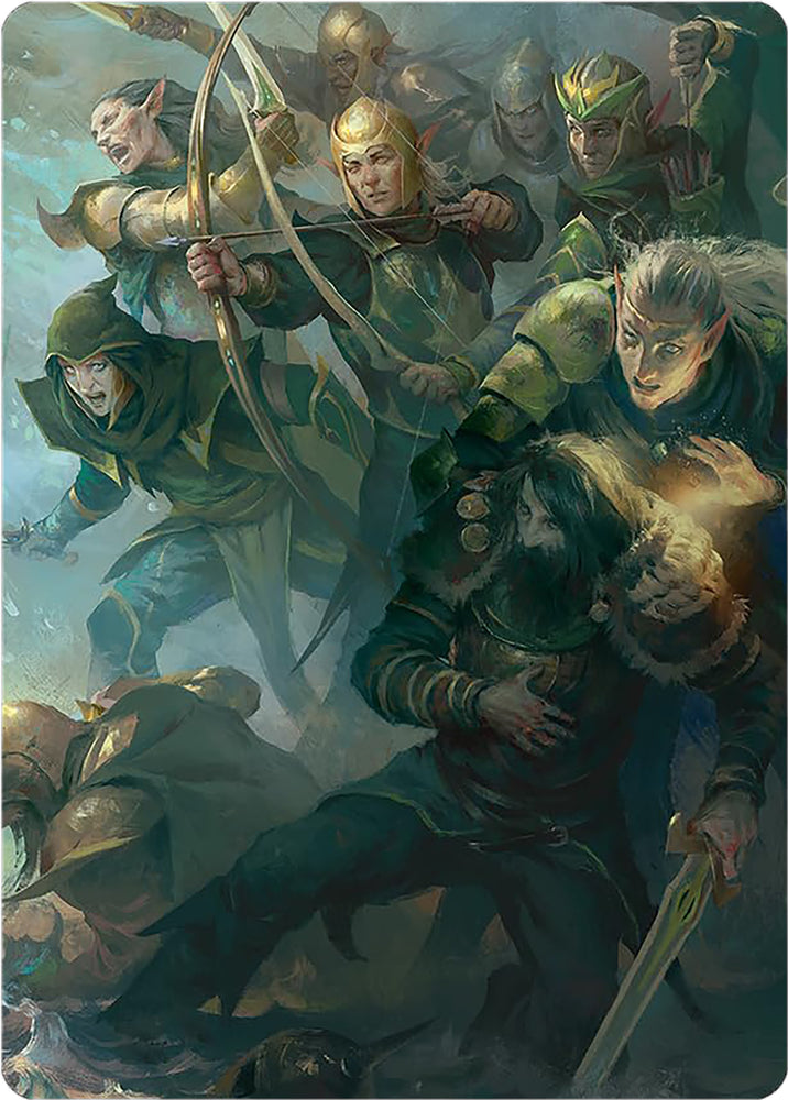 Magic | Galadhrim Brigade Art Card [The Lord of the Rings: Tales of Middle-earth Art Series] | The Nerd Merchant