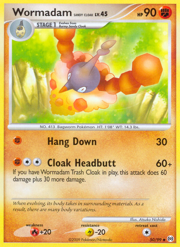 Pokemon | Wormadam Sandy Cloak (50/99) [Platinum: Arceus] | The Nerd Merchant