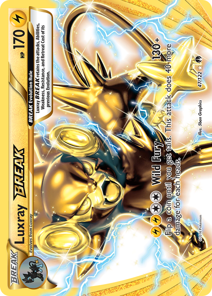 Pokemon | Luxray BREAK (47/122) [XY: BREAKpoint] | The Nerd Merchant