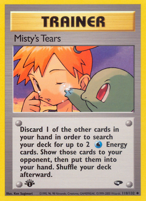 Pokemon | Misty's Tears (118/132) [Gym Challenge 1st Edition] | The Nerd Merchant