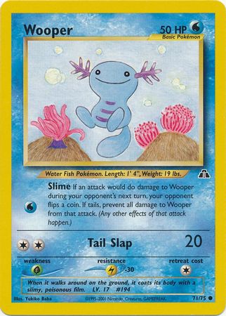 Pokemon | Wooper (71/75) [Neo Discovery Unlimited] | The Nerd Merchant