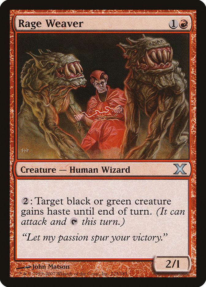 Magic | Rage Weaver [Tenth Edition] | The Nerd Merchant