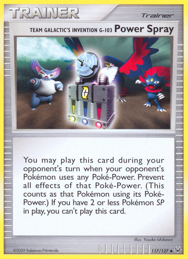 Pokemon | Team Galactic's Invention G-103 Power Spray (117/127) [Platinum: Base Set] | The Nerd Merchant