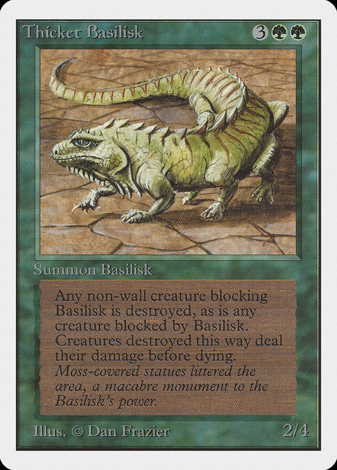 Magic | Thicket Basilisk [Unlimited Edition] | The Nerd Merchant