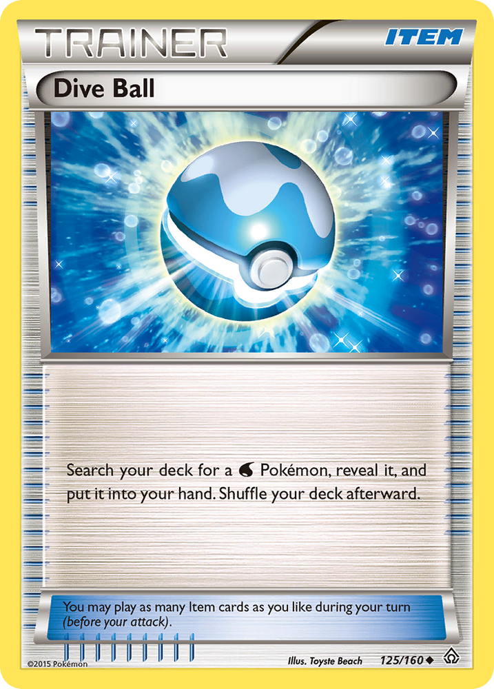 Pokemon | Dive Ball (125/160) [XY: Primal Clash] | The Nerd Merchant