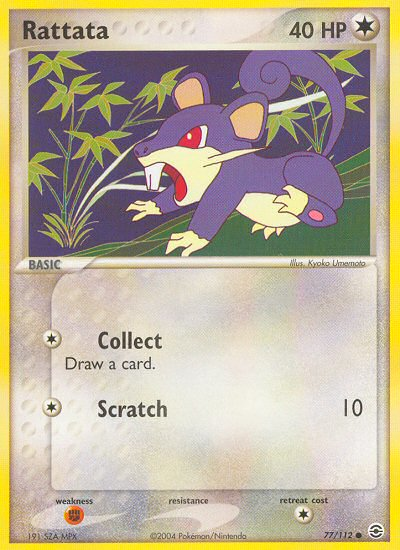 Pokemon | Rattata (77/112) [EX: FireRed & LeafGreen] | The Nerd Merchant
