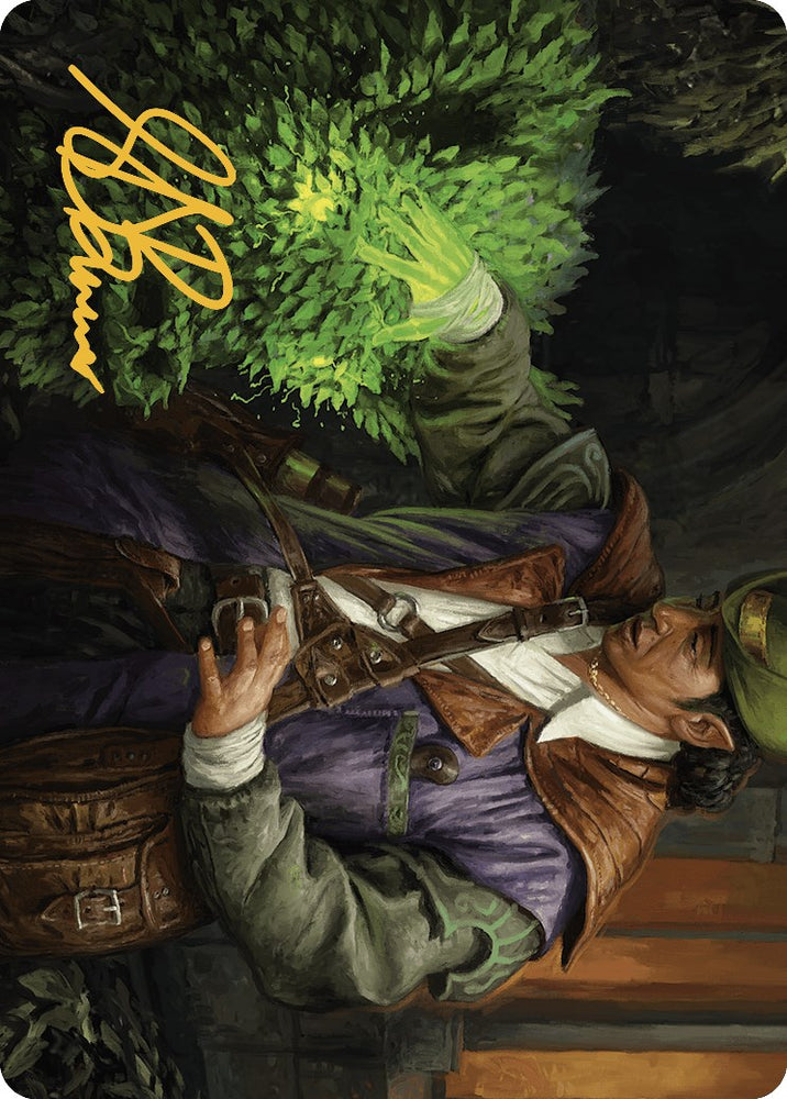 Magic | Hedge Whisperer Art Card (Gold-Stamped Signature) [Murders at Karlov Manor Art Series] | The Nerd Merchant