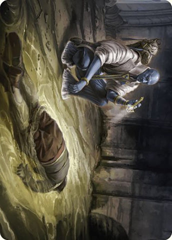 Magic | Drag the Canal Art Card [Murders at Karlov Manor Art Series] | The Nerd Merchant