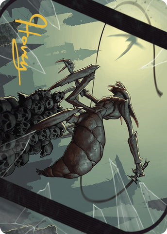 Magic | Kraul Whipcracker Art Card (Gold-Stamped Signature) [Murders at Karlov Manor Art Series] | The Nerd Merchant