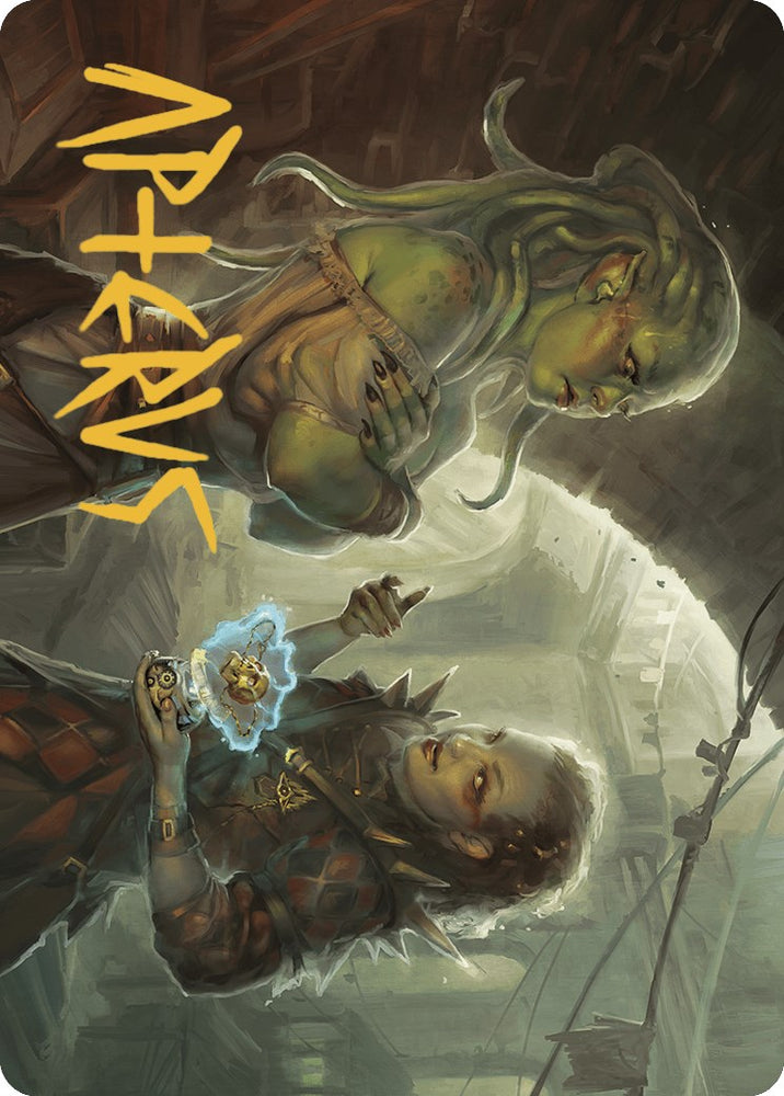 Magic | Extract a Confession Art Card (Gold-Stamped Signature) [Murders at Karlov Manor Art Series] | The Nerd Merchant