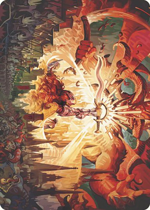 Magic | Warleader's Call Art Card (23/49) [Murders at Karlov Manor Art Series] | The Nerd Merchant