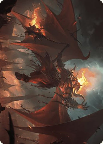 Magic | Rakdos, Patron of Chaos Art Card (22/49) [Murders at Karlov Manor Art Series] | The Nerd Merchant