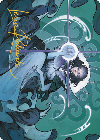 Magic | Vannifar, Evolved Enigma Art Card (Gold-Stamped Signature) [Murders at Karlov Manor Art Series] | The Nerd Merchant