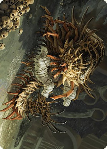 Magic | Rot Farm Mortipede Art Card [Murders at Karlov Manor Art Series] | The Nerd Merchant