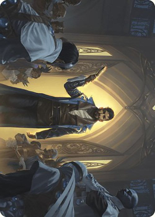 Magic | Auspicious Arrival Art Card [Murders at Karlov Manor Art Series] | The Nerd Merchant