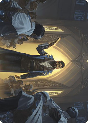 Magic | Auspicious Arrival Art Card [Murders at Karlov Manor Art Series] | The Nerd Merchant