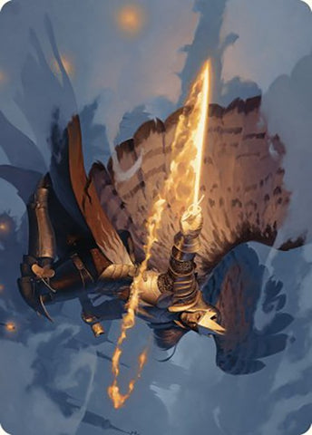 Magic | Aurelia's Vindicator Art Card [Murders at Karlov Manor Art Series] | The Nerd Merchant