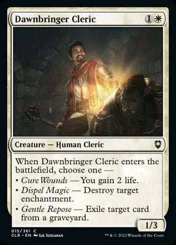 Magic | Dawnbringer Cleric [Commander Legends: Battle for Baldur's Gate] | The Nerd Merchant