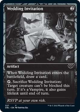 Magic | Wedding Invitation [Innistrad: Double Feature] | The Nerd Merchant