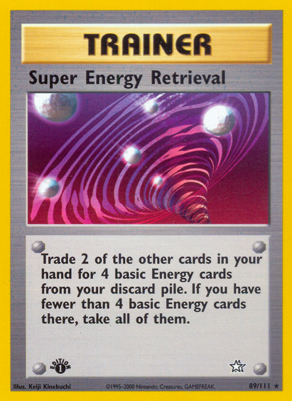Pokemon | Super Energy Retrieval (89/111) [Neo Genesis 1st Edition] | The Nerd Merchant