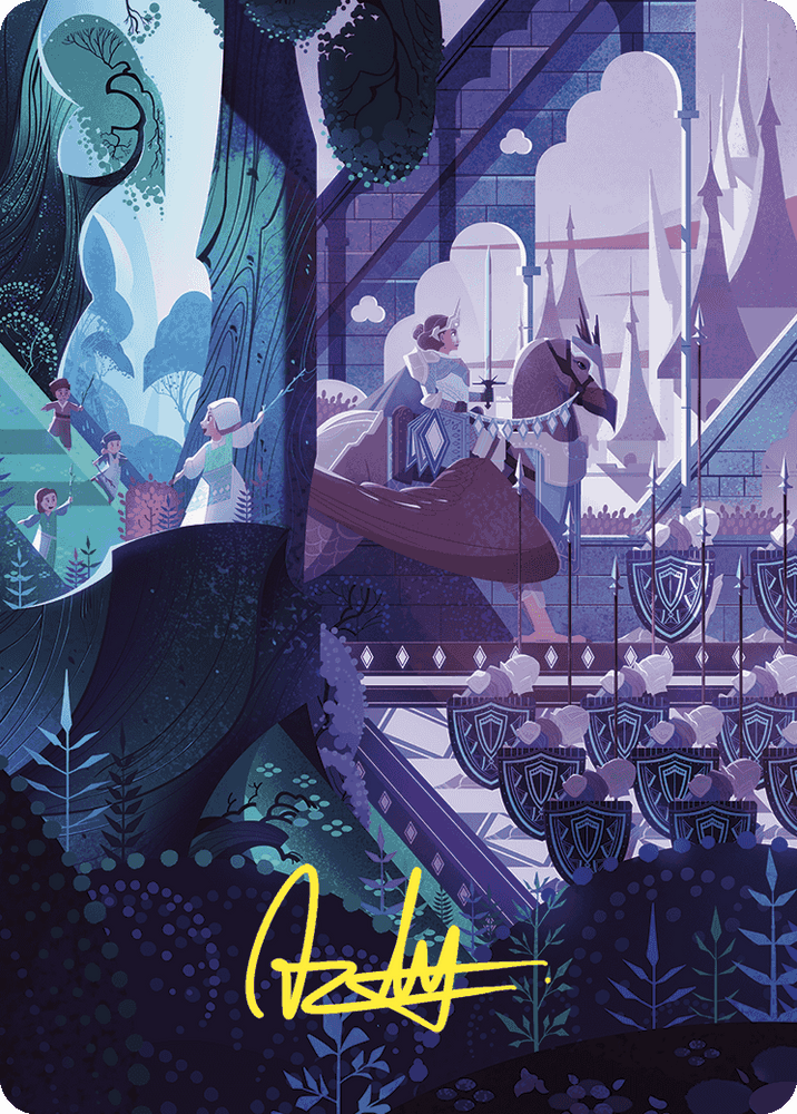 Magic | As Foretold Art Card (Gold-Stamped Signature) [Wilds of Eldraine Art Series] | The Nerd Merchant