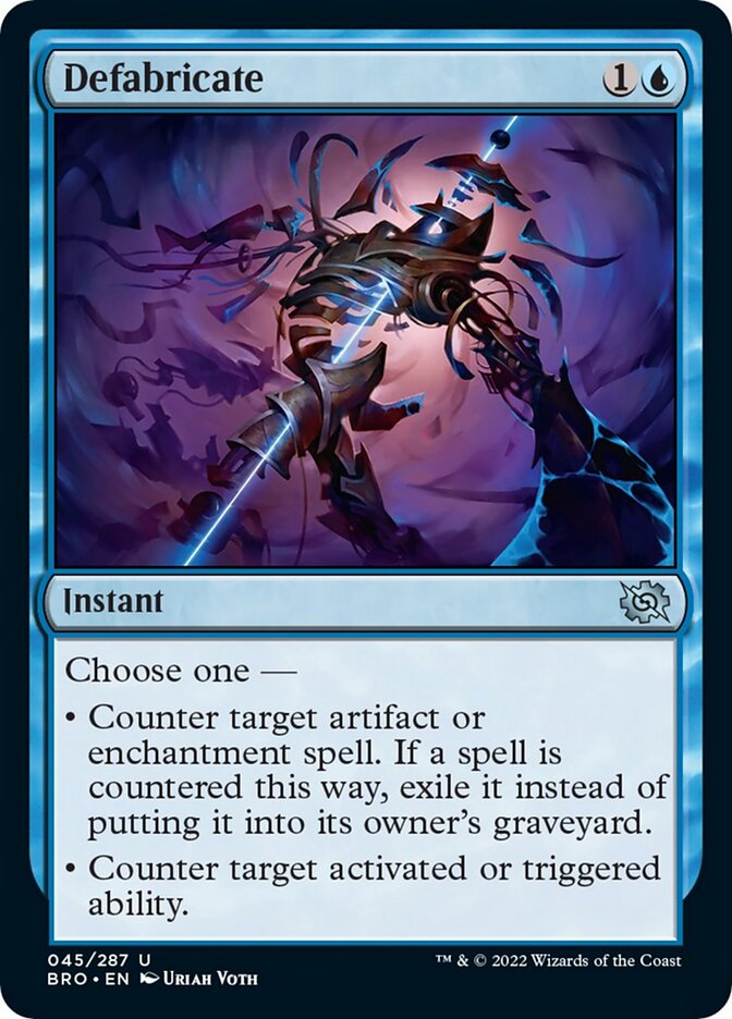 Magic | Defabricate [The Brothers' War] | The Nerd Merchant